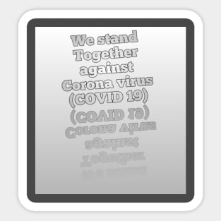 coronavirus tshirt Sticker